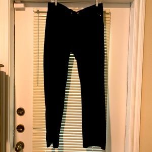 Calvin Klein velour black sweatpants drawstring